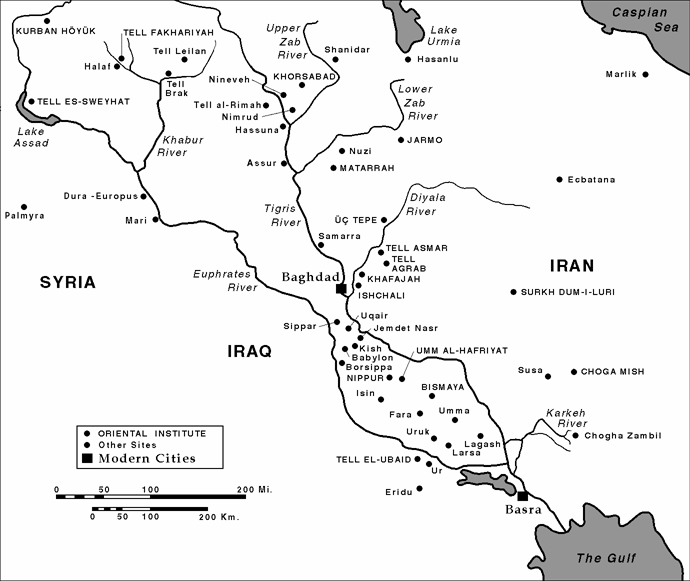 Map Mesopotamia